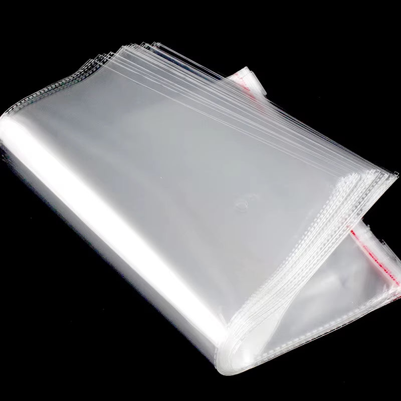 Clear Self Adhesive Bag Plastic Cello Cellophane Self Sealing Small Bag for Gift Candy Packing Resealable OPP Cookie Package Bag