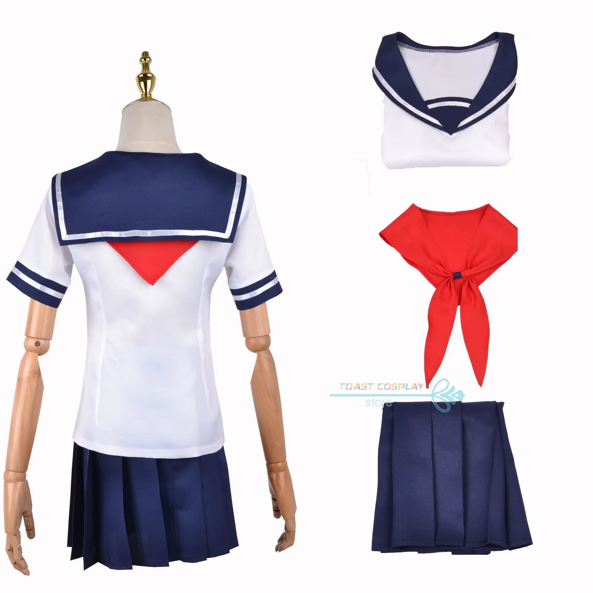 Ayano Aishi Cosplay Game Yandere Simulator Ayano Aishi Cosplay Costume Game Anime Girl JK Uniform Outfit Cosplay Costume